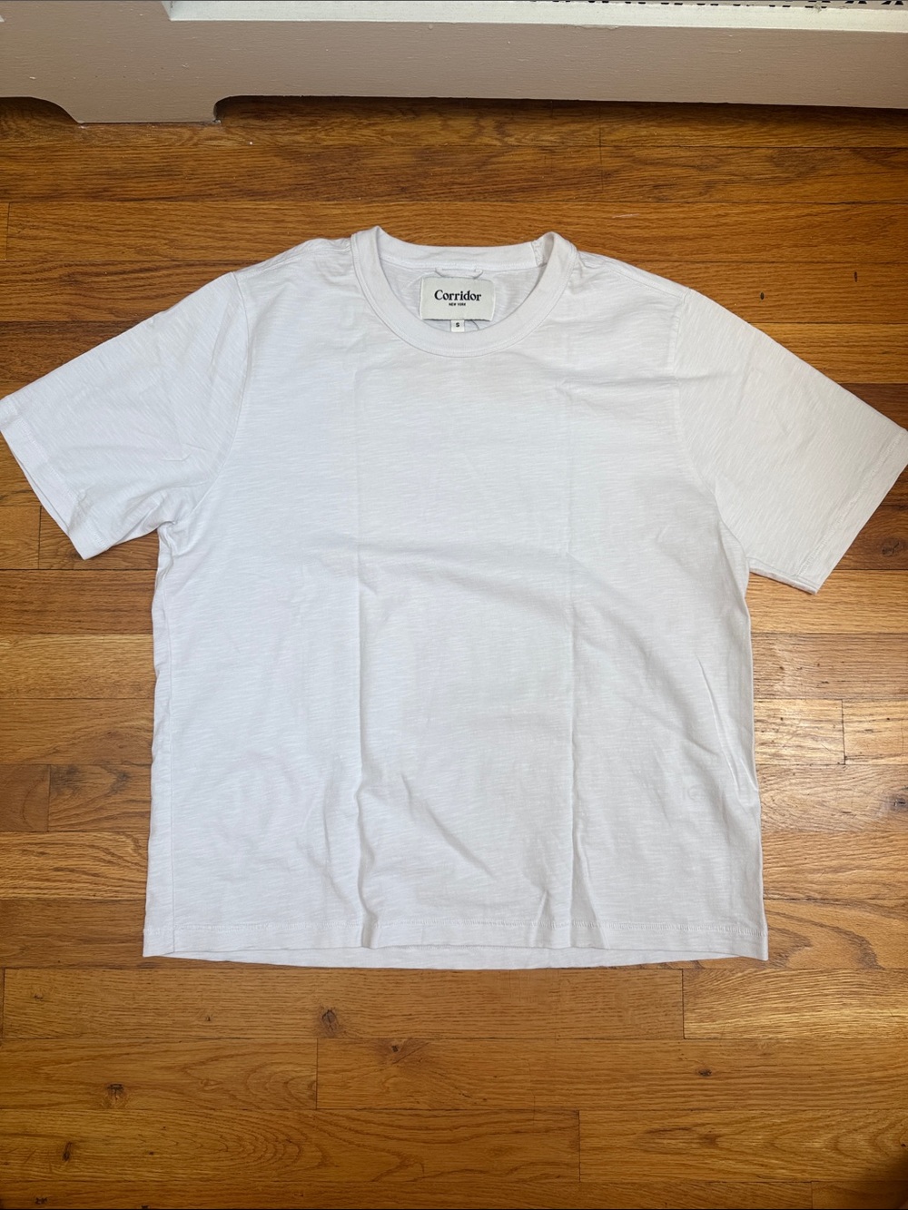 Corridor - White Men's Crew Neck T-Shirt